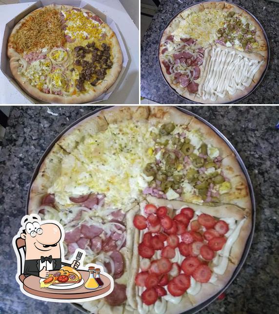 Experimente pizza no Ninhos lanches