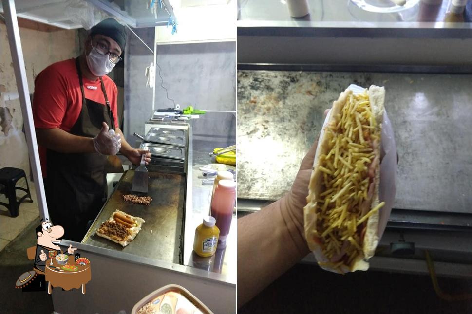 Comida em The Brothers Hotdog