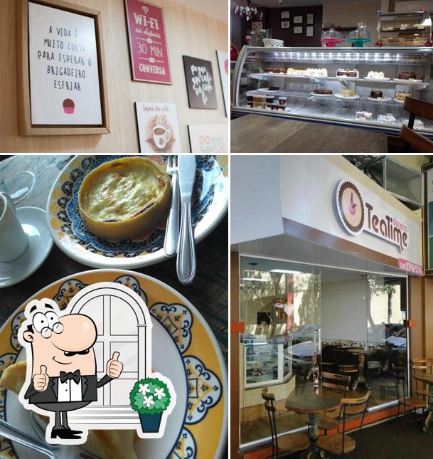 O exterior do Doceria Tea Time