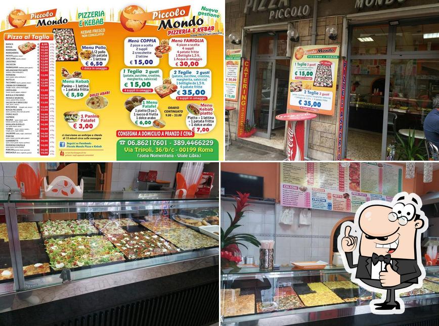 Piccolo Mondo pizzeria, Roma, Via Tripoli Menu e recensioni del