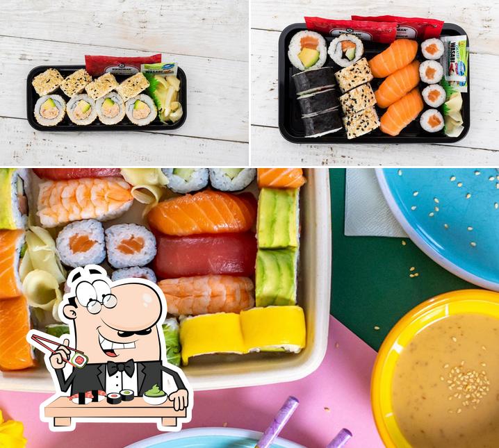 Commandez de nombreuses options de sushi