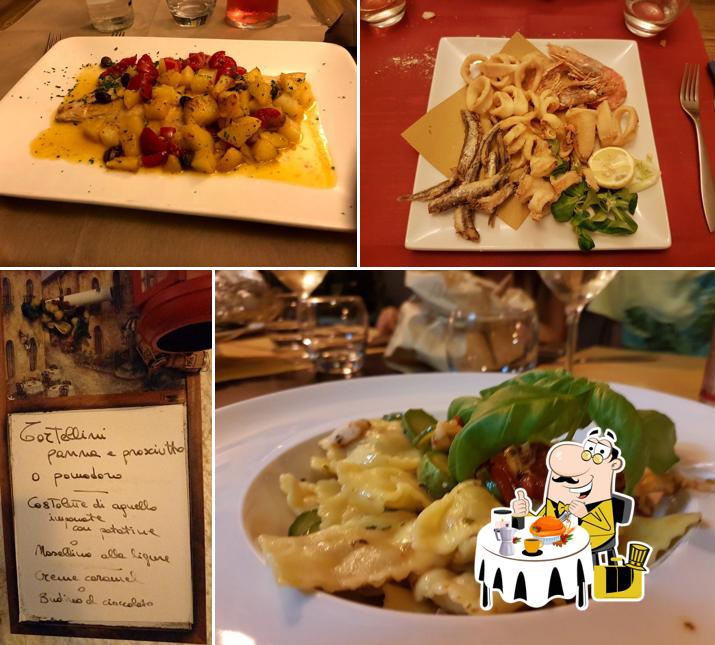 Gerichte im Trattoria Dei Caruggi