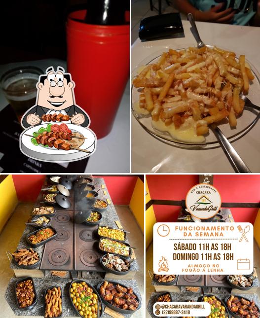 Platos en Chácara Varanda Grill