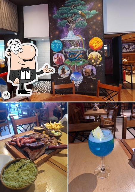 Veja imagens do interior do Vikings Steak & Sandwiches - Nova América