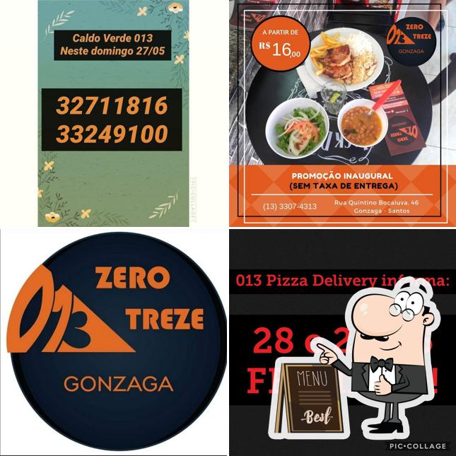 Zero treze pizza delivery Santos SP photo