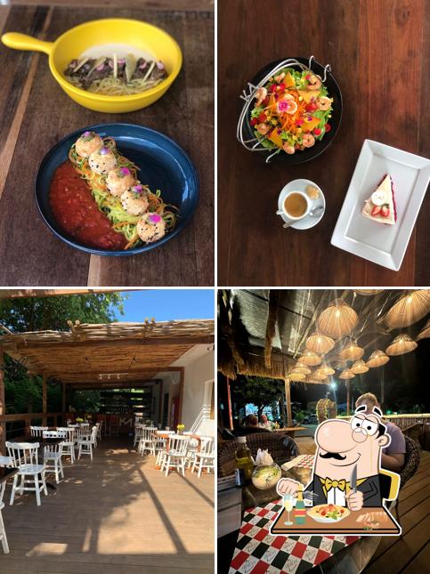 A La Bella Noronha Pizzaria se destaca pelo comida e interior