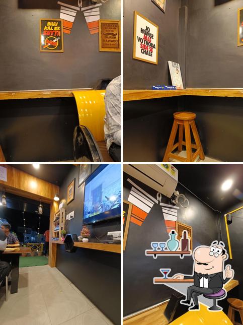 Check out how Gup shup cafe tikamgarh looks inside