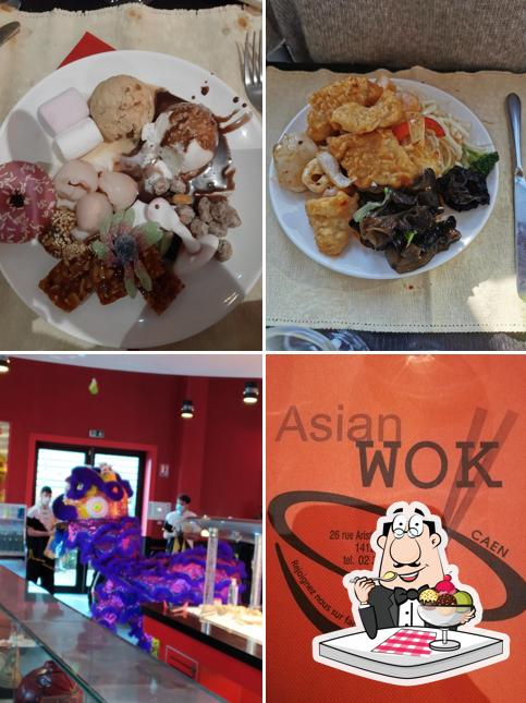 Asian wok offre un nombre de desserts