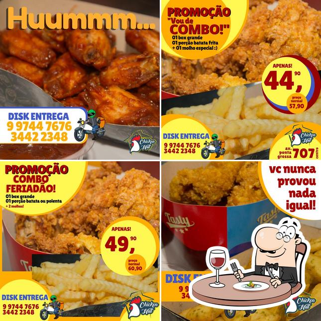 Comida em Chicken Hut