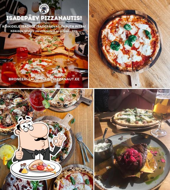 At Pizzanaut, you can try pizza