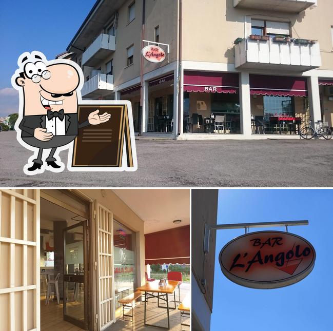 La esterno e interni del ristorante