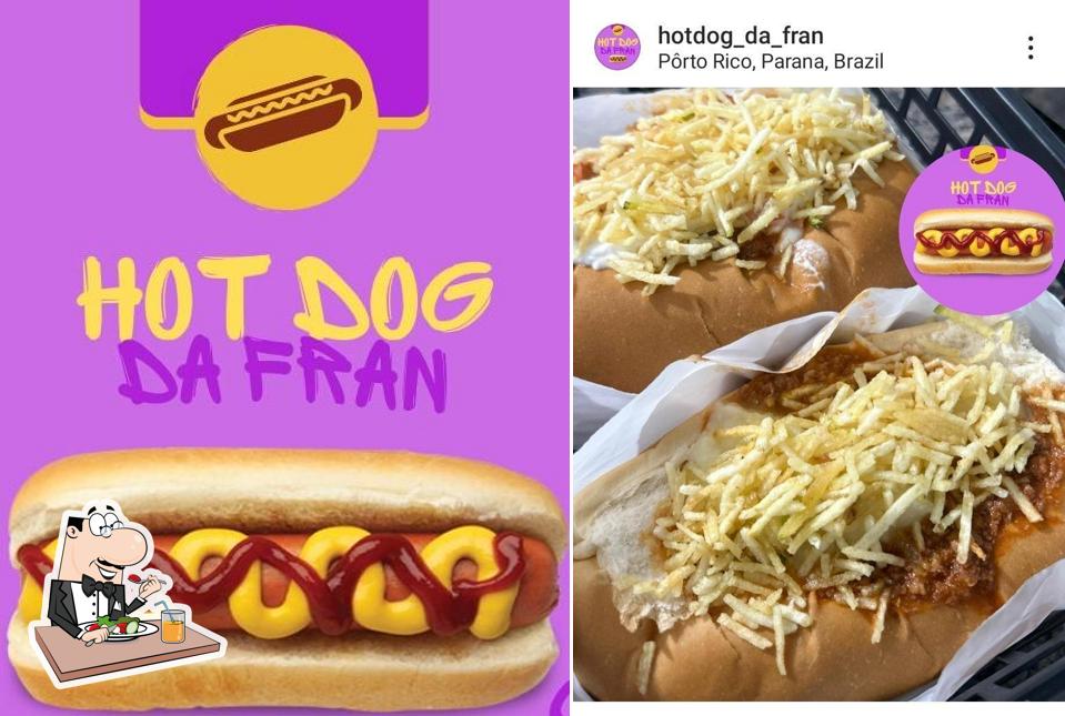 Comida em Hot Dog da Fran