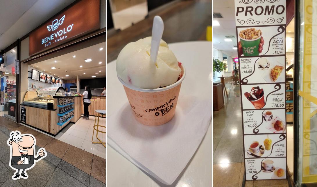 Veja imagens do interior do Benévolo Café e Gelato