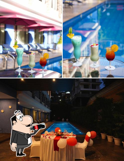 Dishoom Dishoom Pool Bar is distinguished by drink and food