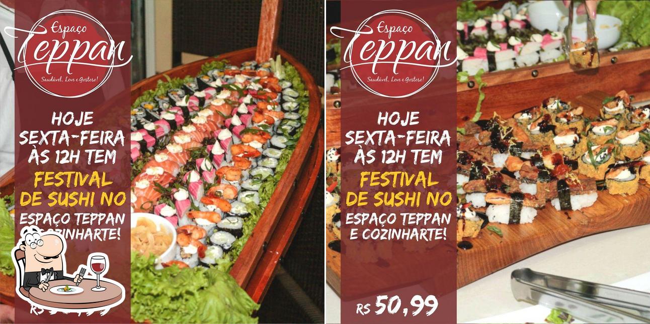 Platos en Espaço Teppan