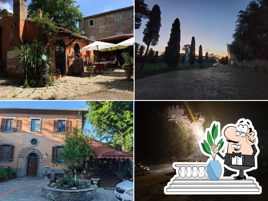 Gli esterni di Hostaria Antica Roma