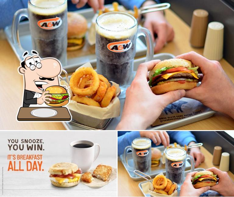 Essayez un hamburger à A&W Canada