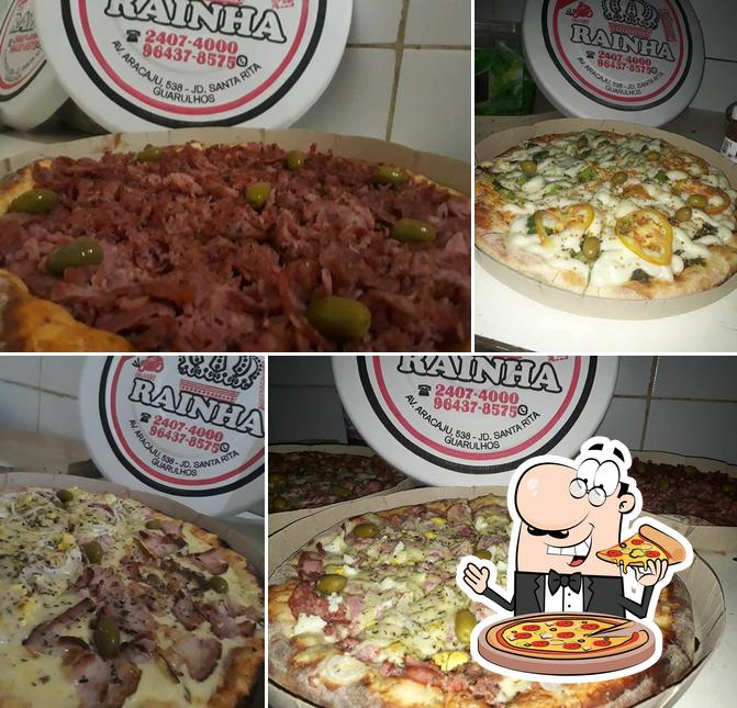 Consiga pizza no Pizzaria Rainha Guarulhos SP