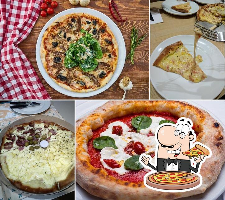 Consiga diversos variedades de pizza