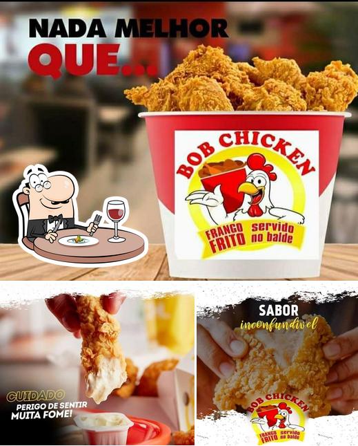 Comida em Bob Chicken