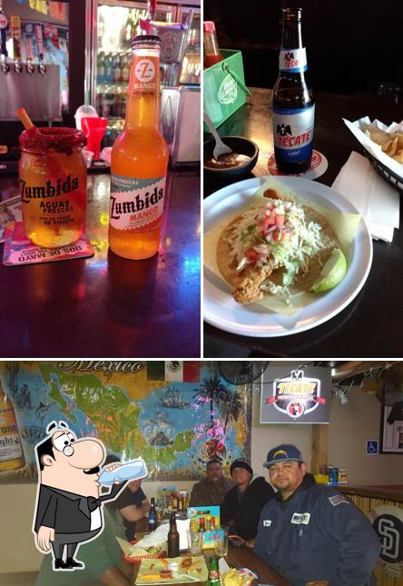 Entre los distintos productos que hay en CABO Tacos & Beer también tienes bebida y comedor