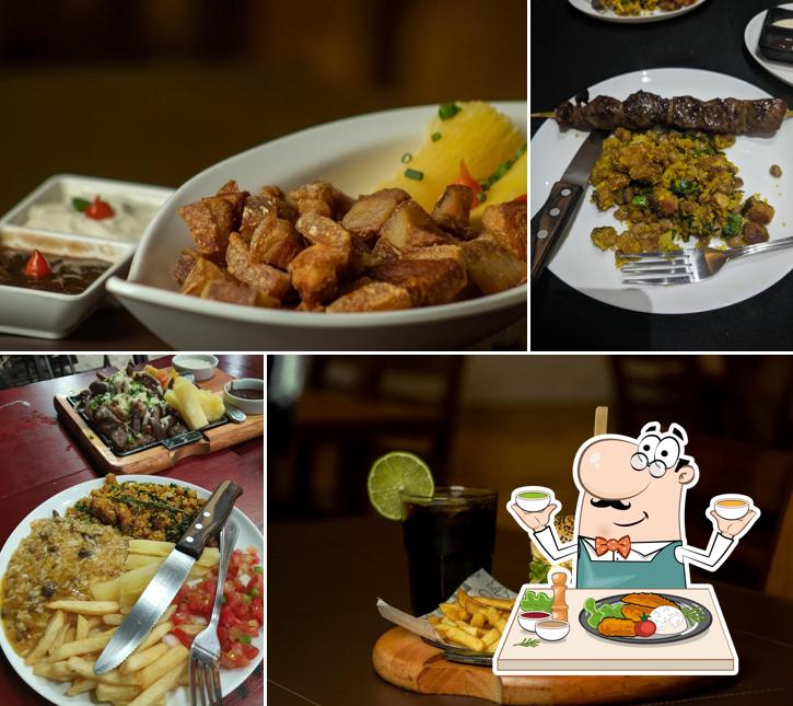 Platos en Classe A Grill Restaurante Bar