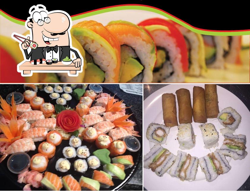 Prenez différentes options de sushi