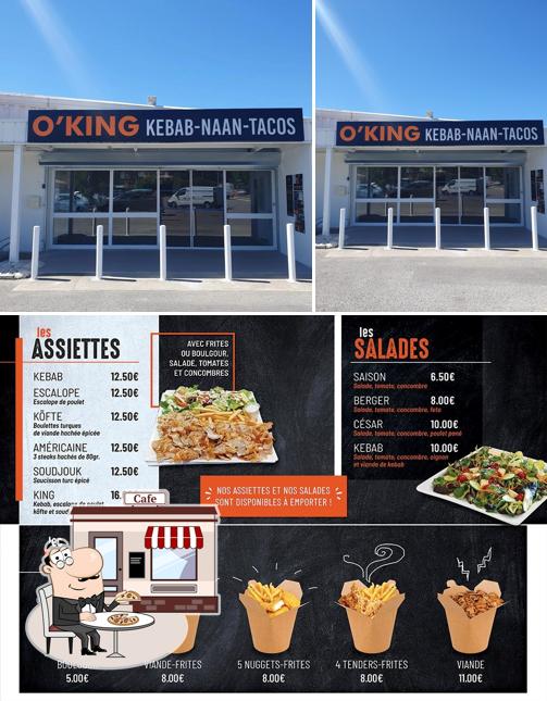 O'King Kebab-Naan-Tacos se distingue par sa extérieur et intérieur