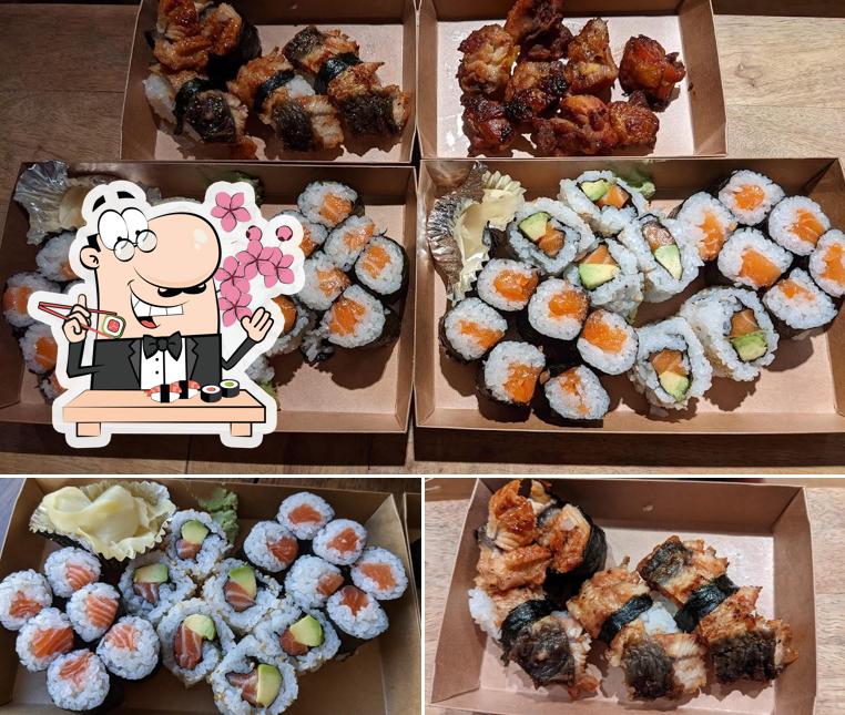 Les sushi sont offerts par Tsubasa