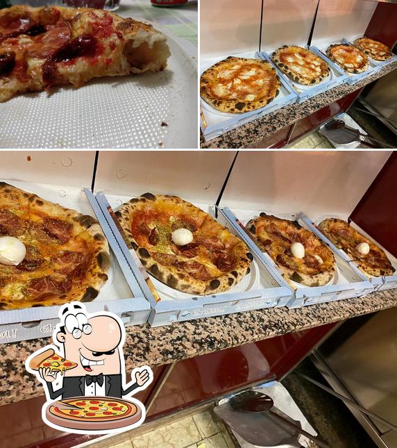 Choisissez des pizzas à Da Vittorio