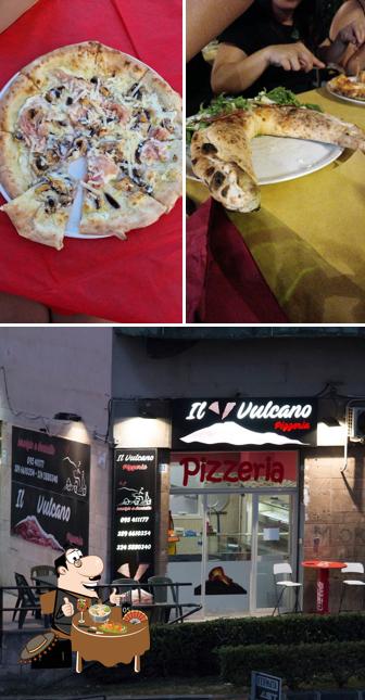 Cibo al Pizzeria Il Vulcano