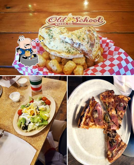 Old School Pizza Company in Mineral Wells Restaurant menu and reviews