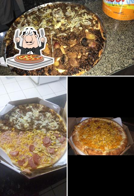 Peça diferentes estilos de pizza