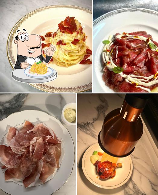 Spaghetti alla carbonara al Brisla Trattoria