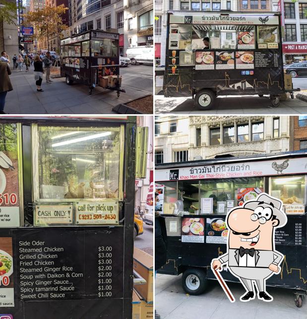 Mr. Khao Man Gai Food Truck, W 45th St in New York City Restaurant reviews