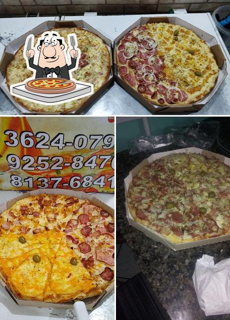 Consiga pizza no Pizzaria Paizão Feira X