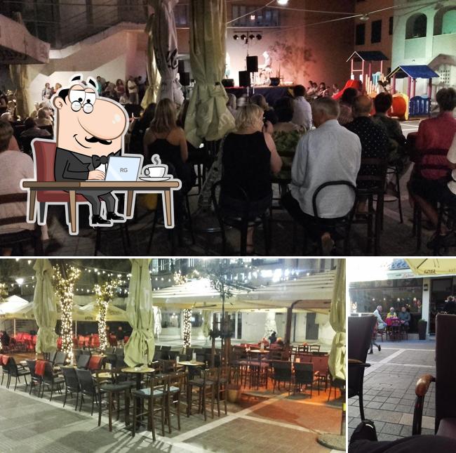 Questa è la foto che presenta la interni e tavolo da pranzo di Latino