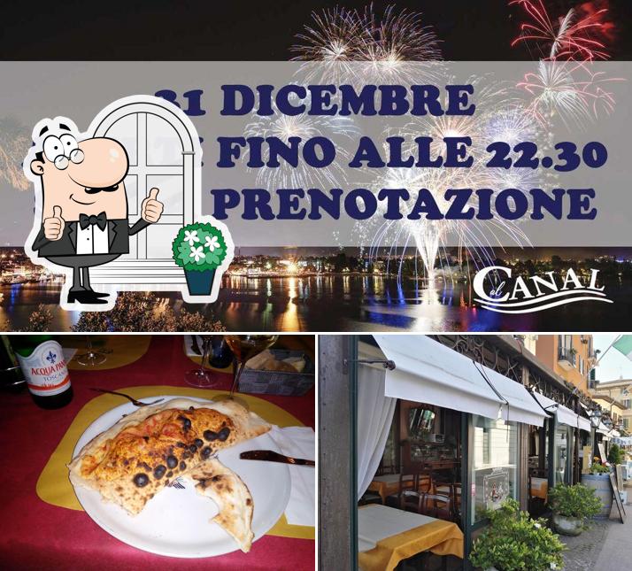 La immagine della esterno e vino di Pizzeria al Canal