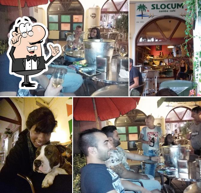 Gli interni di Slocum Bar