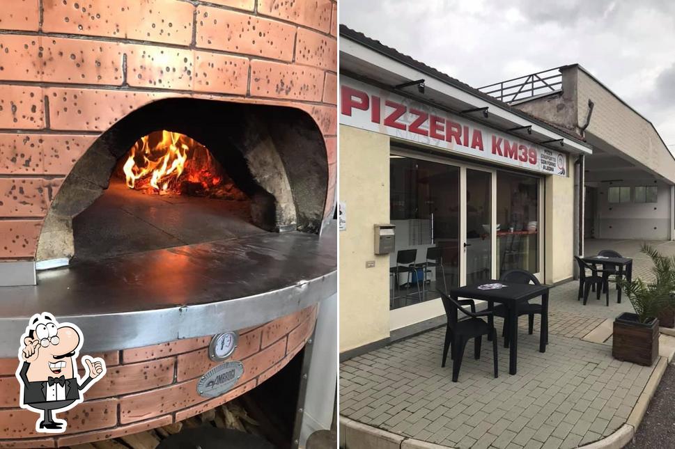 Gli interni di Pizzeria da asporto KM 39