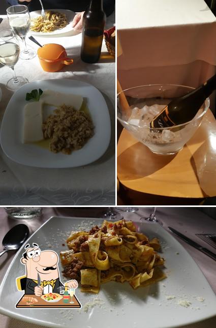 Cibo al osteria con cucina da Livio