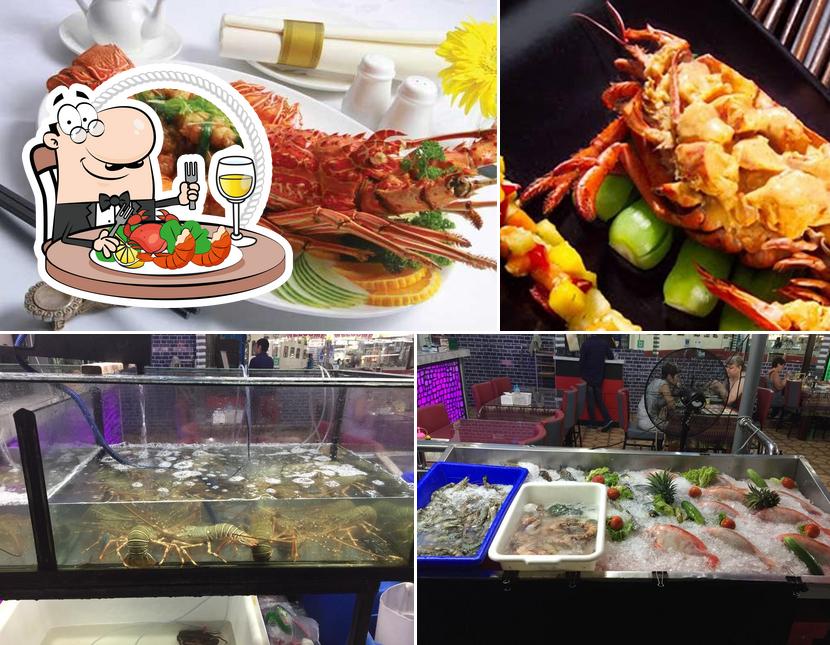 Prueba marisco en SIAM Phuket - Seafood Restaurant