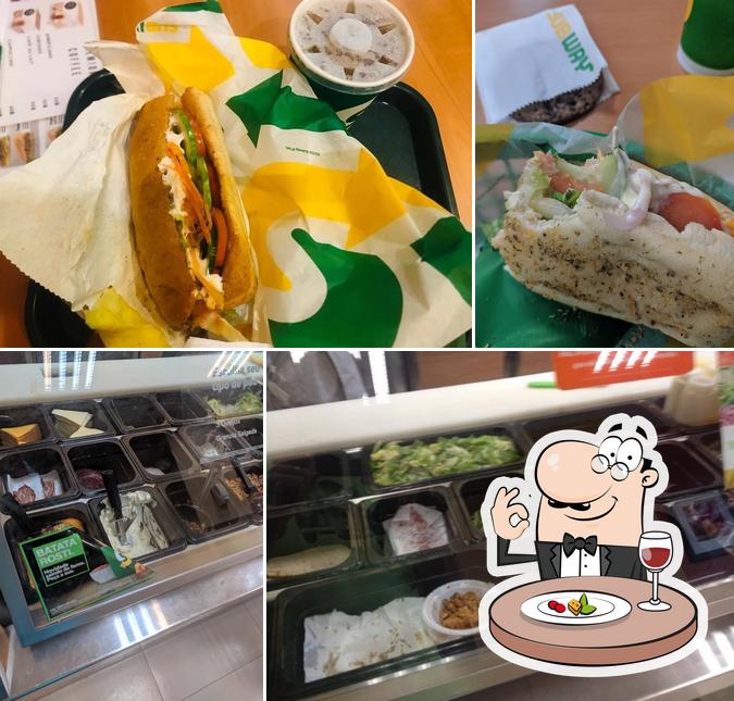 Comida em Subway