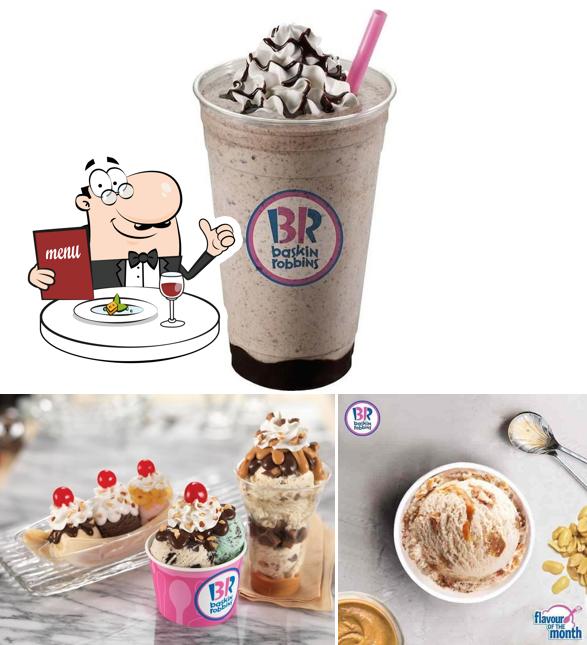 Food at Baskin Robbins - Ice Cream Desserts