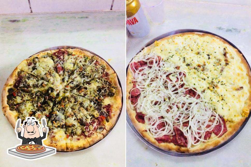 Escolha diversos tipos de pizza