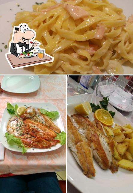 Salmone grigliato al Bar Ristorante Pizzeria all'Amicizia