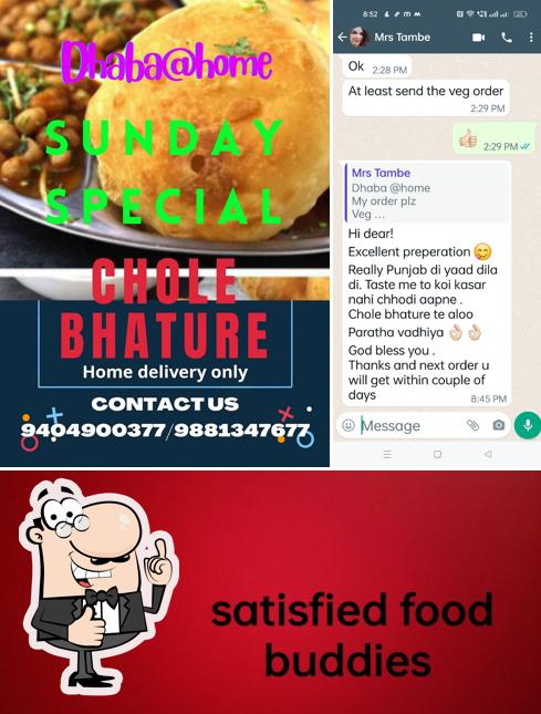 Look at the photo of Dhaba@Home