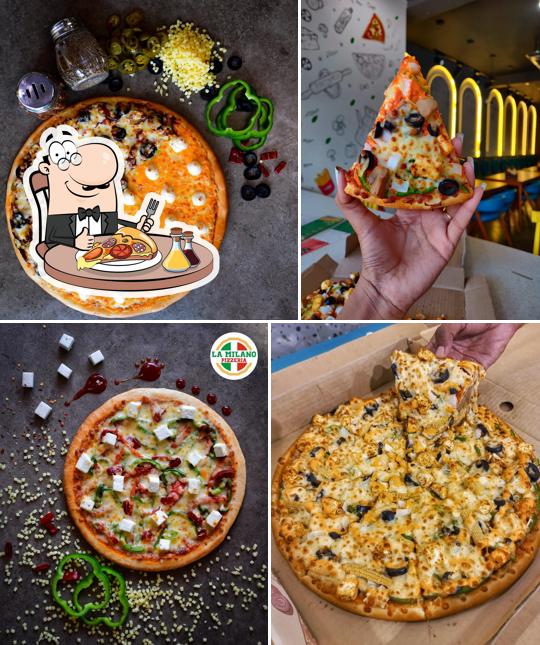 Order different variants of pizza