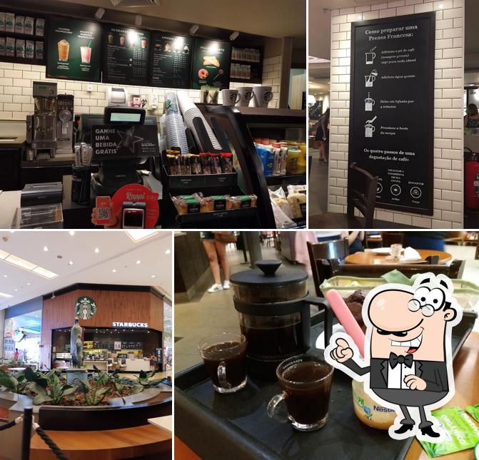 Veja imagens do interior do Starbucks