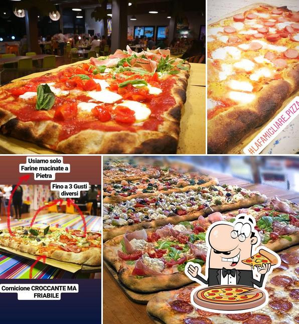 Scegli una pizza a La Famigliare è la prima Pizza creata e realizzata per l'Asporto